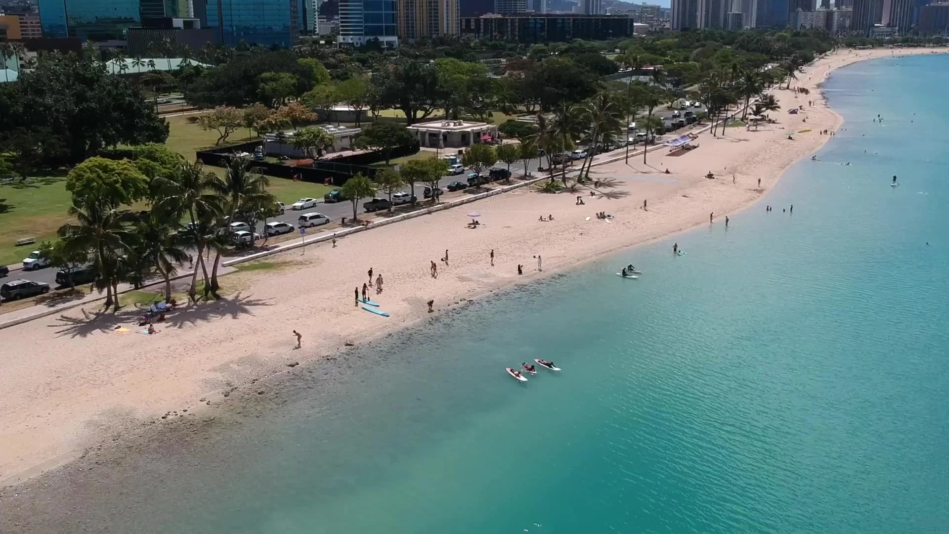 beach and lady surfing